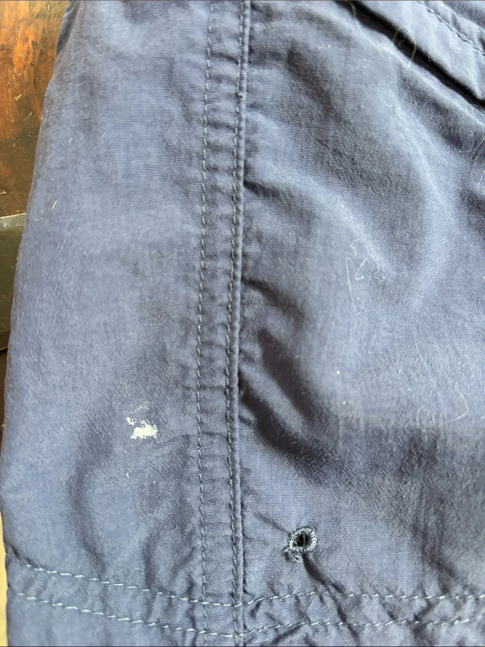 The North Face Navy Blue Nylon Cargo Shorts
